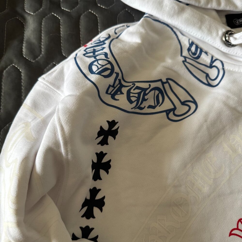 NWT Chrome Hearts Hoodie White - Picture 9 of 11